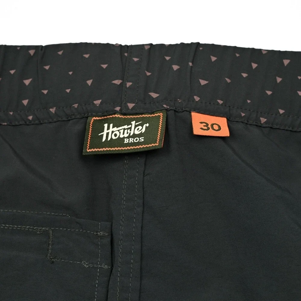 Howler Brothers Pedernales Packable‎ Shorts Men's 30 Geometric Hiking Outdoor